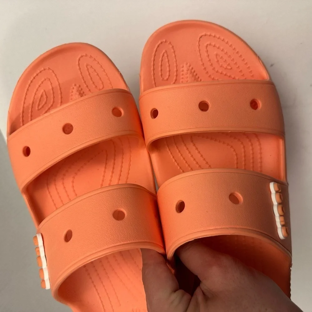 Crocs Classic Unisex Two Strap Slide Sandal Size Men 13
